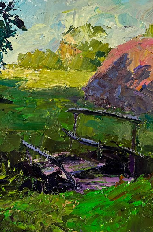 Old Pedestrian Bridge by Boris Serdyuk