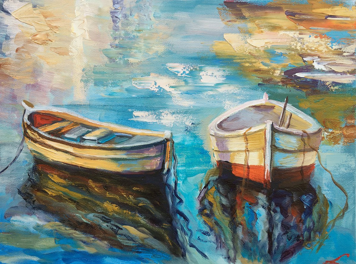 Boats by Elena Sokolova