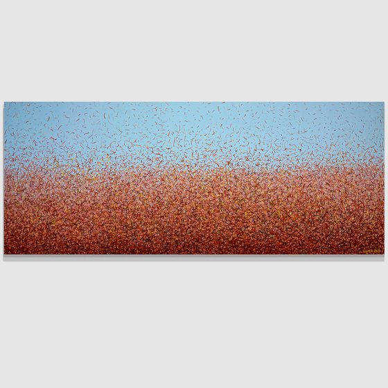 The Watarrka Dance 152 x 61cm acrylic on canvas