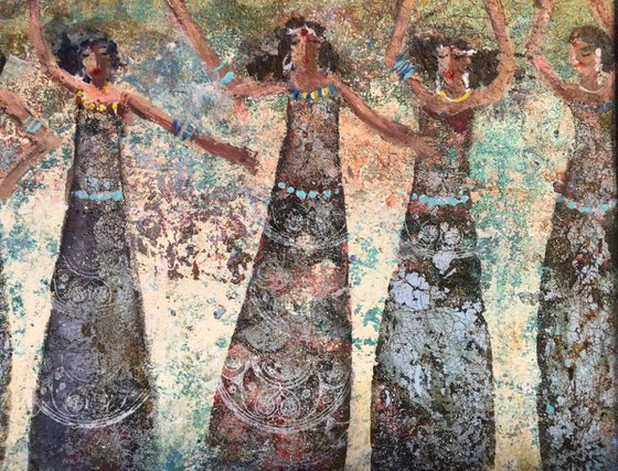 ANCIENT DANCING GIRLS