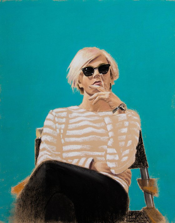 Turquoise Andy Warhol