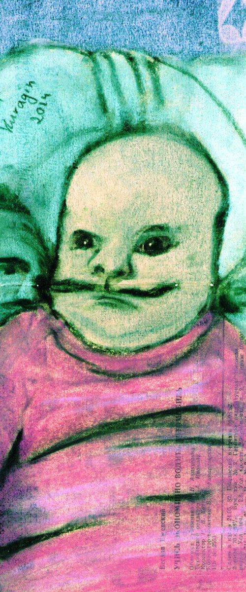 Baby Salvador Dali by Pavel Kuragin