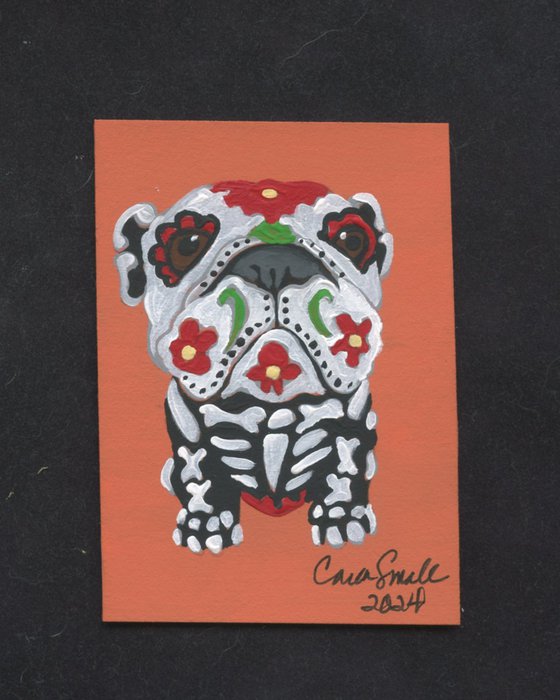 Day of the Dead English Bulldog