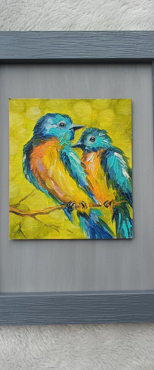 Chirping about love by Anastasia Kozorez