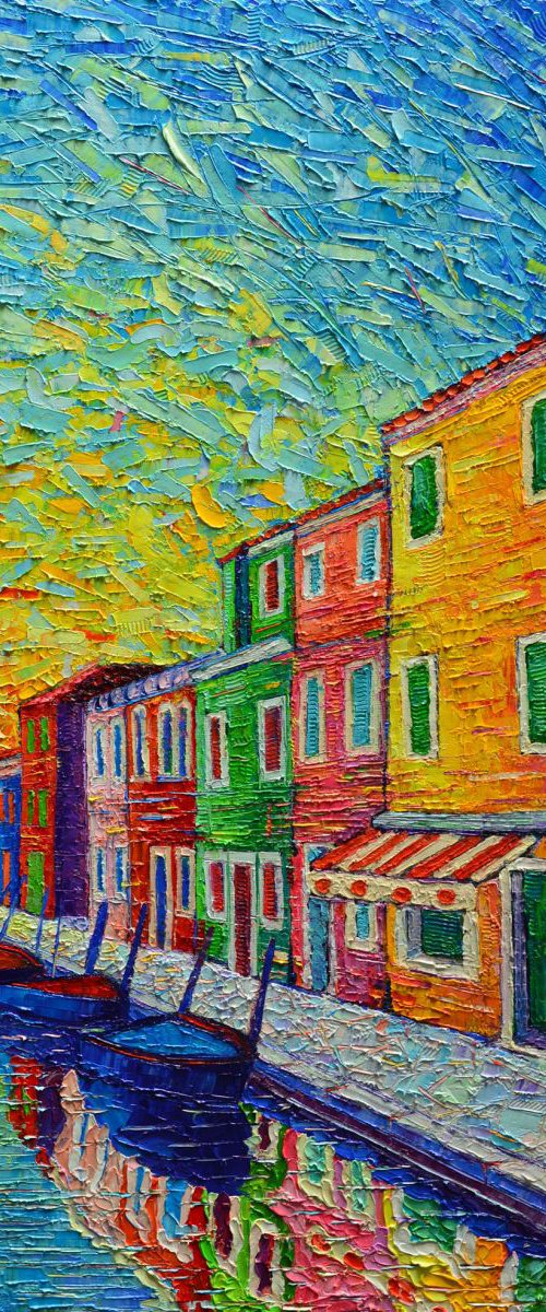 COLOURFUL BURANO AT SUNRISE by ANA MARIA EDULESCU