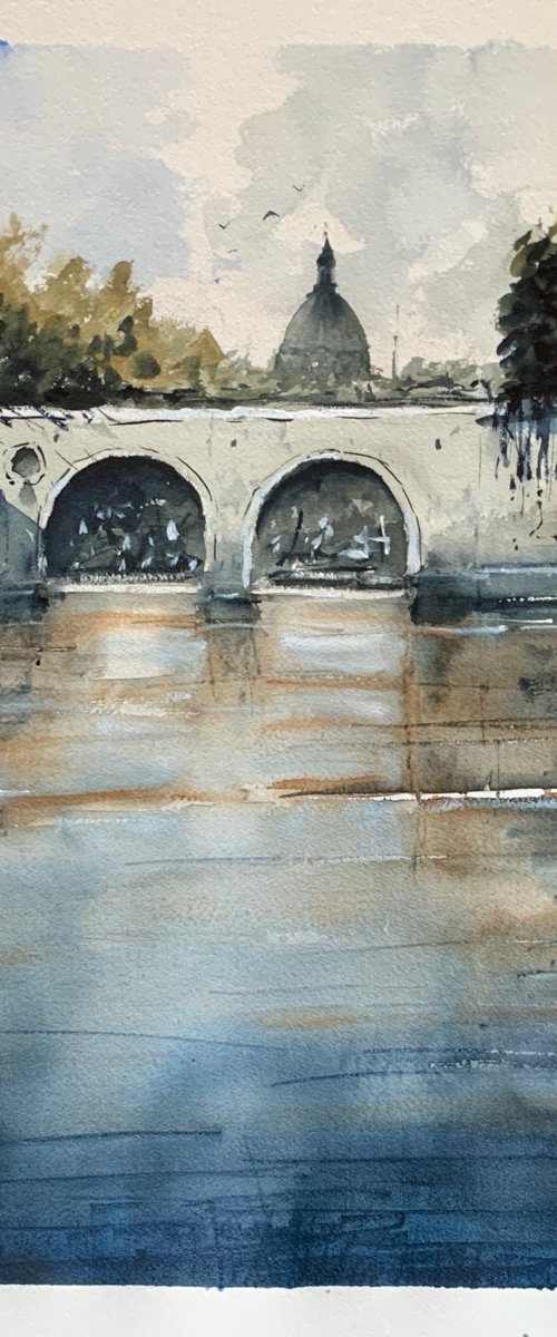 Ponte Sisto, Roma by Paul Mitchell