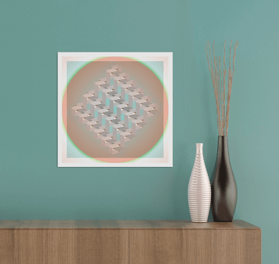 Simple 4 (Geometric Print) (2021)