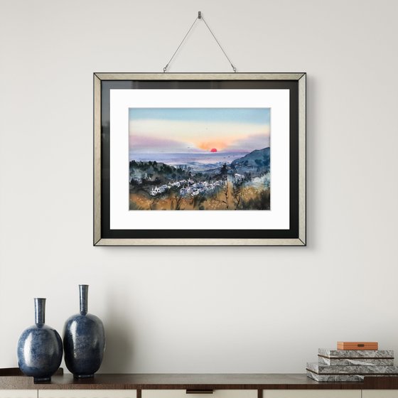 Greek village Sunrise #2