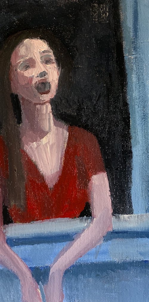 Singing From The Balcony In... by Ryan  Louder