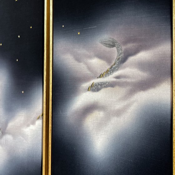 Dragon ~Wish~ (Kimono Upcycled)