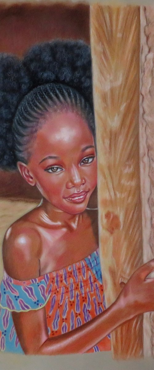 "Ghanaian little girl" by Monika Rembowska