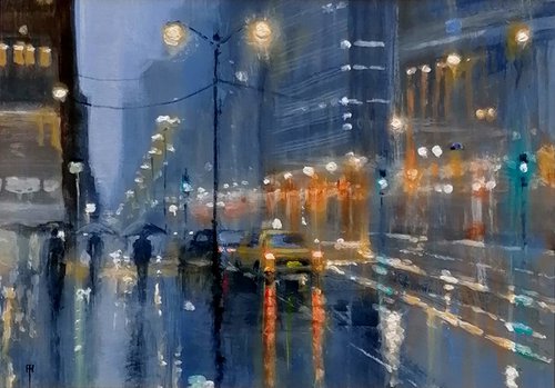 City Street by Alan Harris