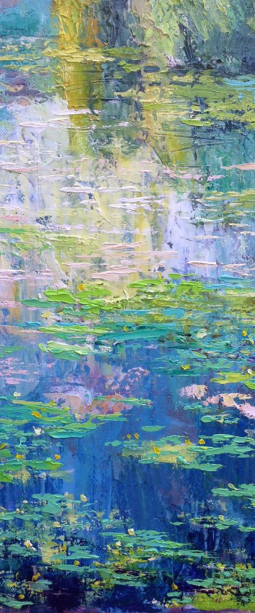 Waterlilies. Morning by Nataliia Nosyk