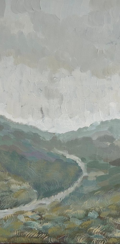 Foggy Dunes by Gabriele Prismantaite