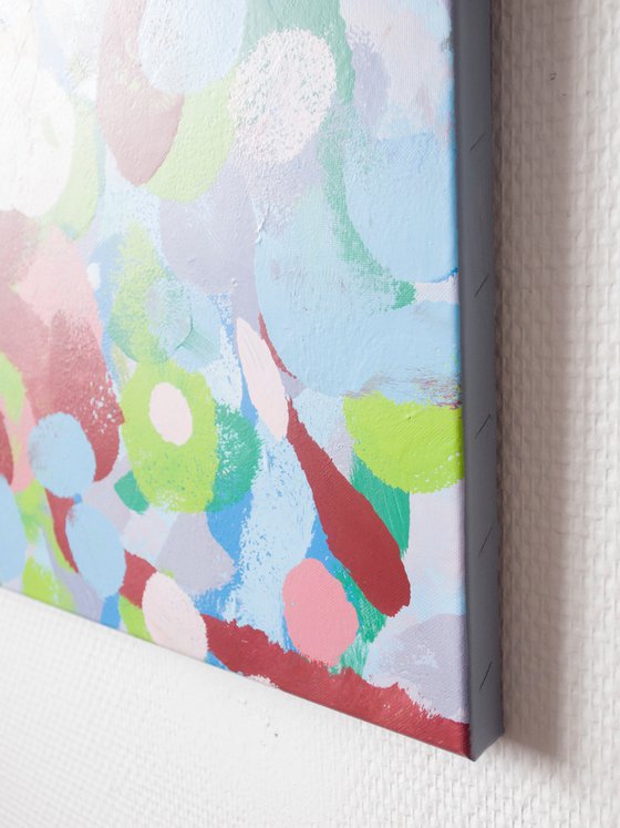 Spotty Pop Painting - 110 x 80 cm 02