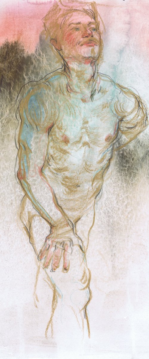 Nude art «Masculine Elegance» by Samira Yanushkova