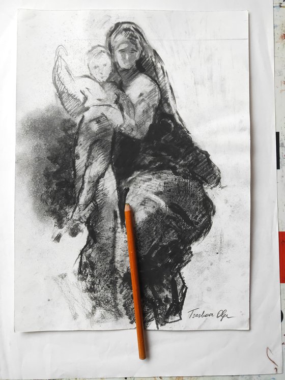 "The Madonna with child" by Olga Tsarkova