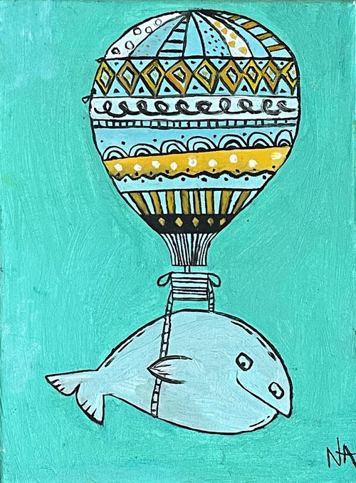 Whale by Anastasiia Novitskaya