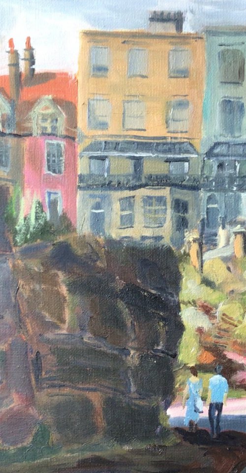 Madeira Walk Ramsgate An original oil painting by Julian Lovegrove Art