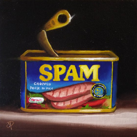 Spam tin still life