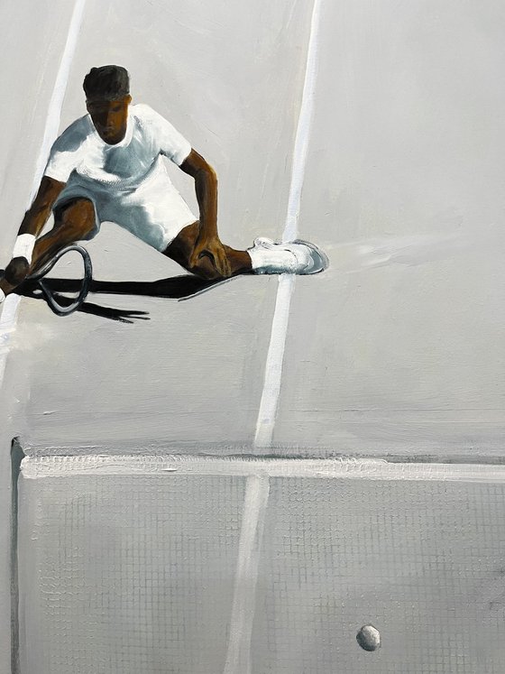 Out of the line. Tennis 5