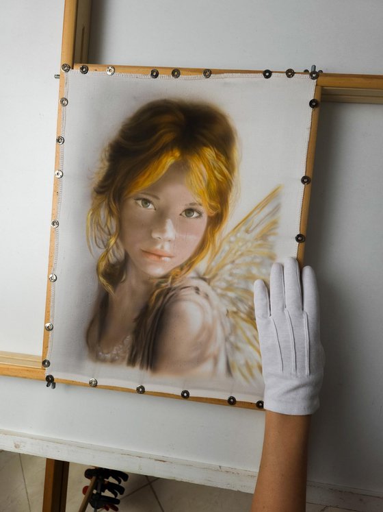 Wings of Dawn – Silk Painting