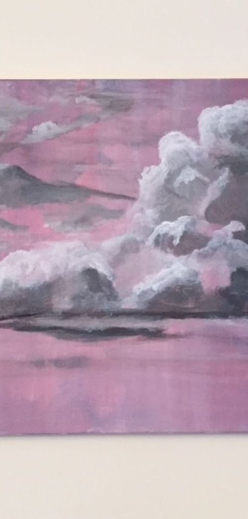 Abstract "Clouds in the evening" by Paul Simon Hughes