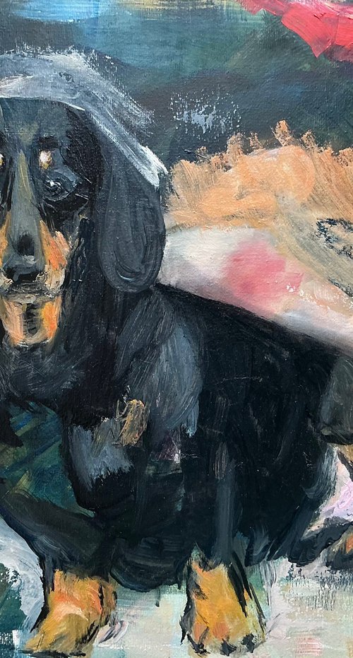 Sausage Dog by Sandra Haney