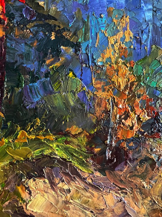Road to the Autumn Forest