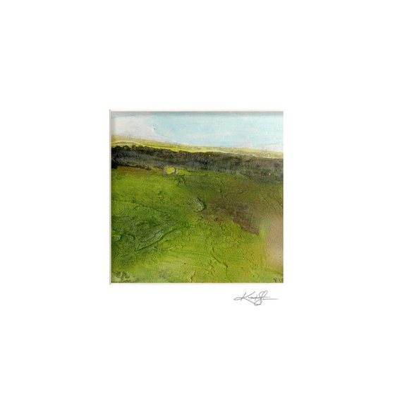 Dream Land 79 - Textural Landscape Painting by Kathy Morton Stanion