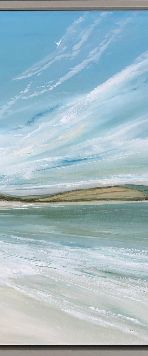 Daymer Bay Cornwall medium seascape by Jane Skingley