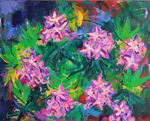 Rhododendrons near Kenwood House by Dawn Underwood