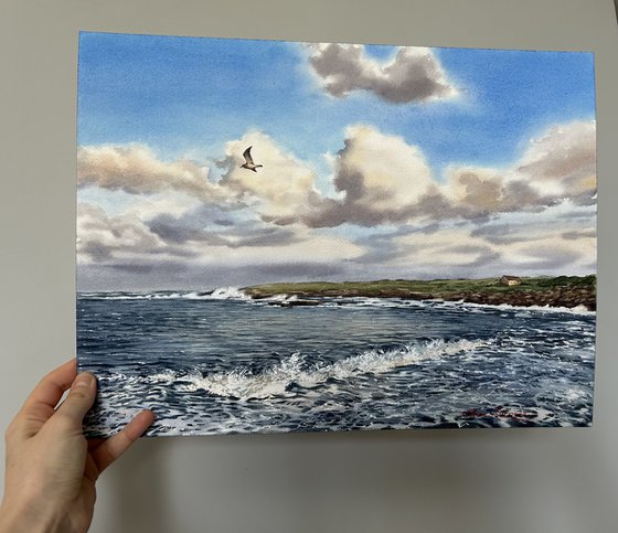 Sunny day at Doolin Pier