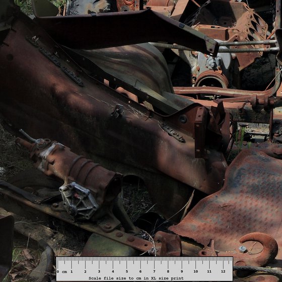 #55. Pripyat vehicle graveyard 1 - XL size