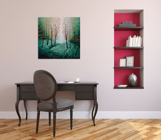 Edge of Stillness Forest Light