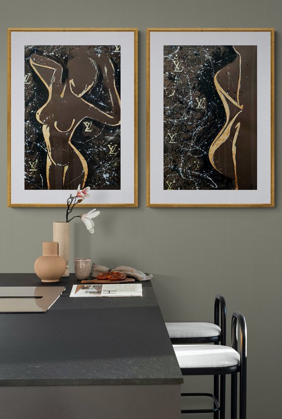 The Shape of Desire. Diptych.