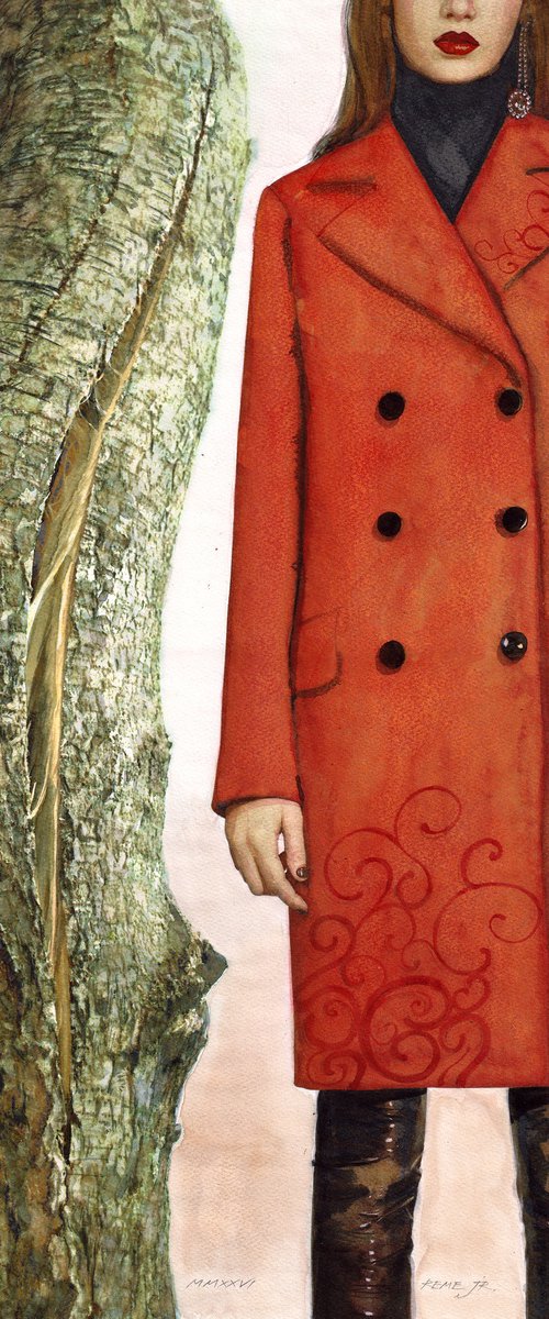 Fashion Girl in Nature I by REME Jr.