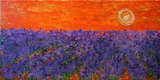 Evening Lavender Rhapsody... /  ORIGINAL PAINTING