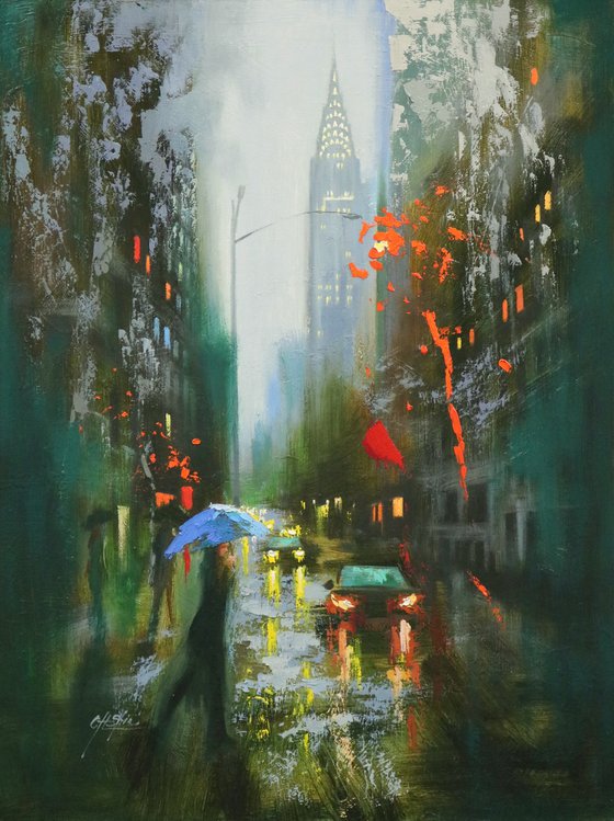A Rainy Day in Lexington Avenue