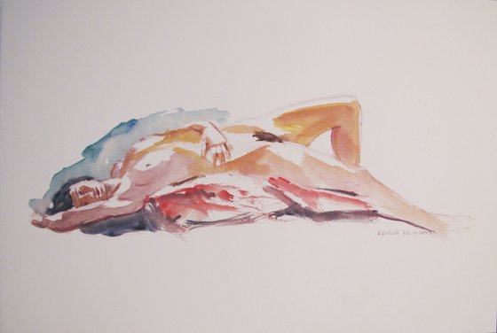 reclining female nude