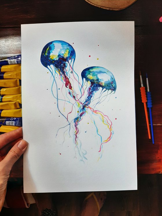 Jellyfish painting