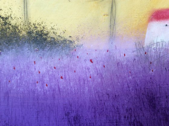 “Lavender In Provence” 80x80x1cm