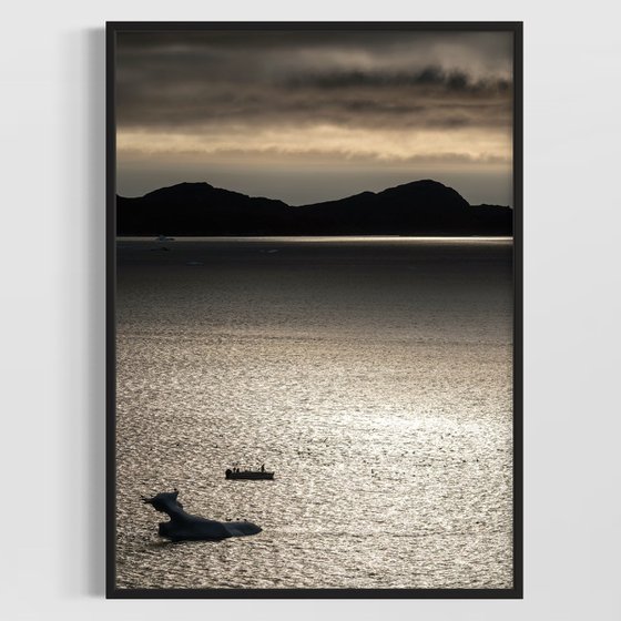 FISHING AT SUNSET