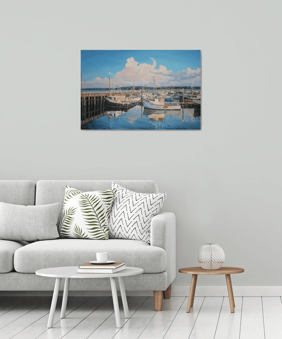 A Harbour Holds the Sky