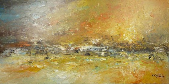 Autumn Shore  (Large, 100x50cm)