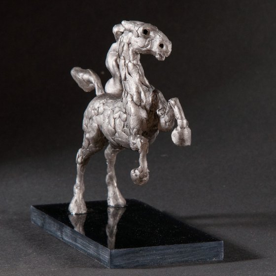 Running Horse - Steel Grey.