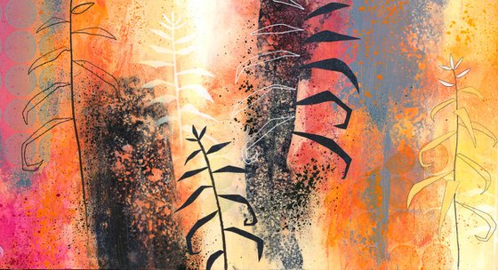 Go with the Flow - triptych