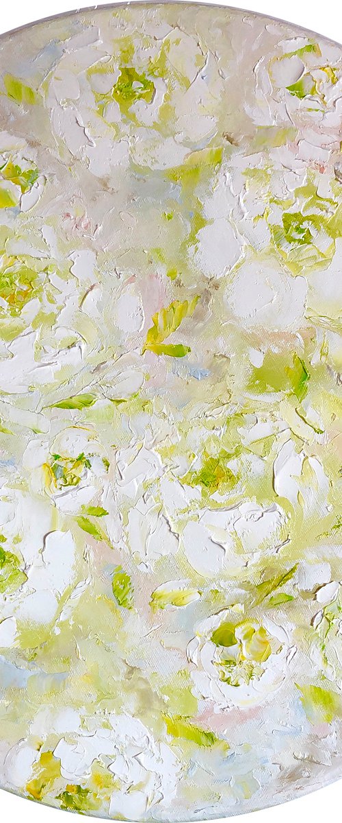 DELICATE WHITE PEONY - White peonies. A blooming garden.  Magnificent. Petals. Ivory. Softness. by Marina Skromova