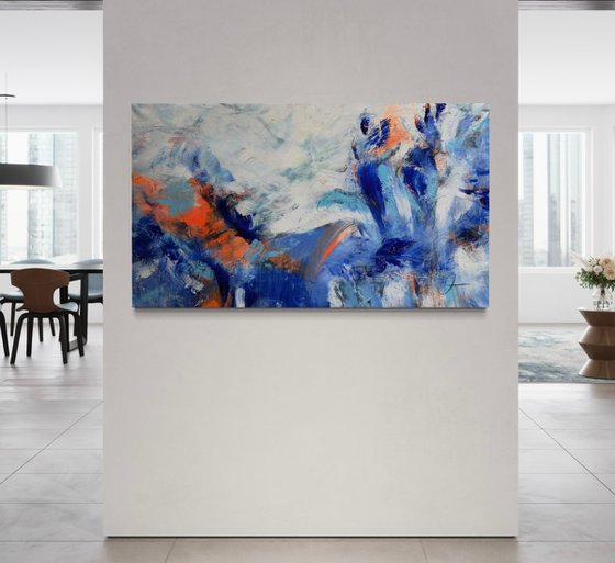Dancers in the blue