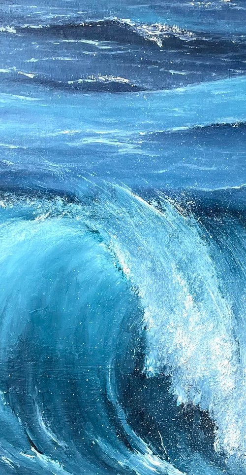 Wave by Anastasiia Novitskaya